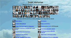 Desktop Screenshot of irishhistorian.com